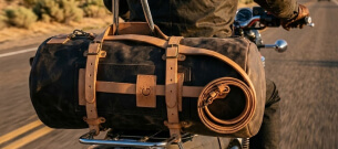 The Best Leather Weekender Bag for Travel, Motorcycles & the Outdoors — DuffelPack