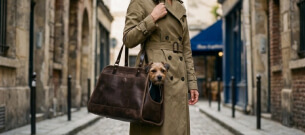 The Leather Pet Carrier That Goes Everywhere You Do