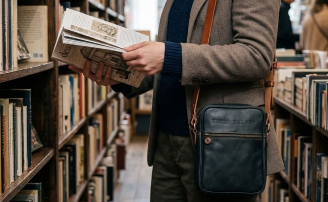 The Quiet Bookstore Escape - Shoulder Bag