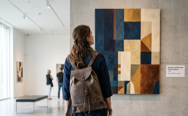 Leaf Backpack - The Gallery Hopper