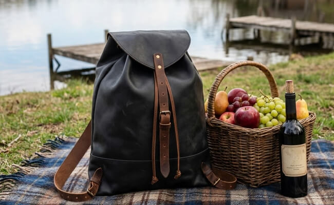Leaf Backpack - The Lakeside Picnic Partner