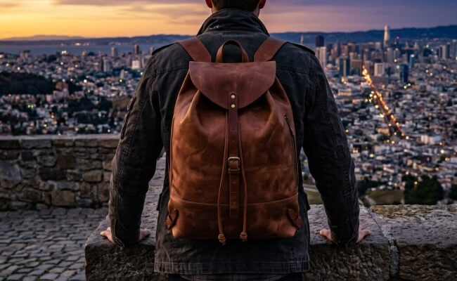 Leaf Backpack - The Sunset City Explorer