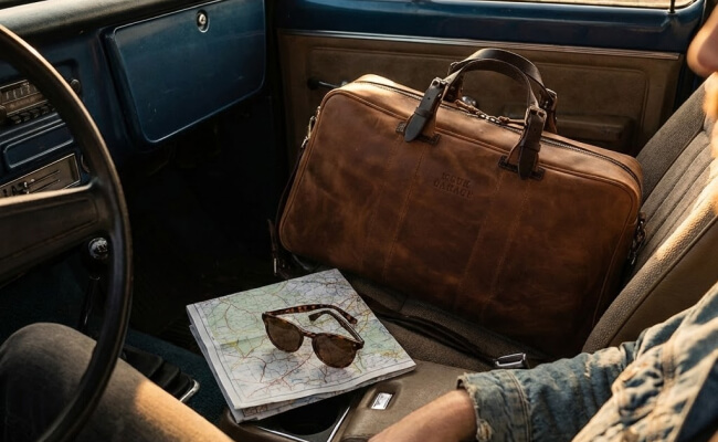 Voyager Weekender Bag - The Open Road Calls: A Classic Road Trip
