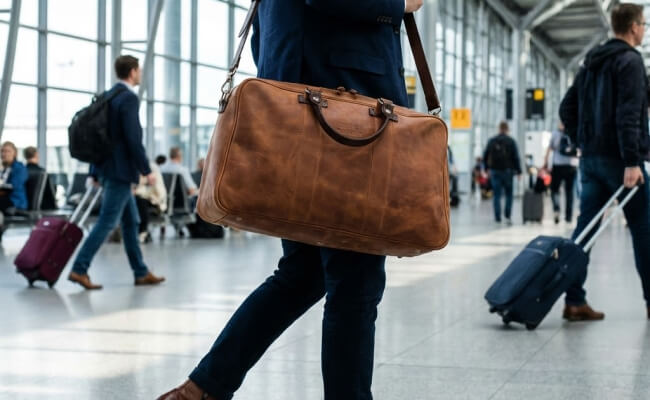 Voyager Weekender Bag - Skip the Carousel: The Sophisticated Airport Carry-On