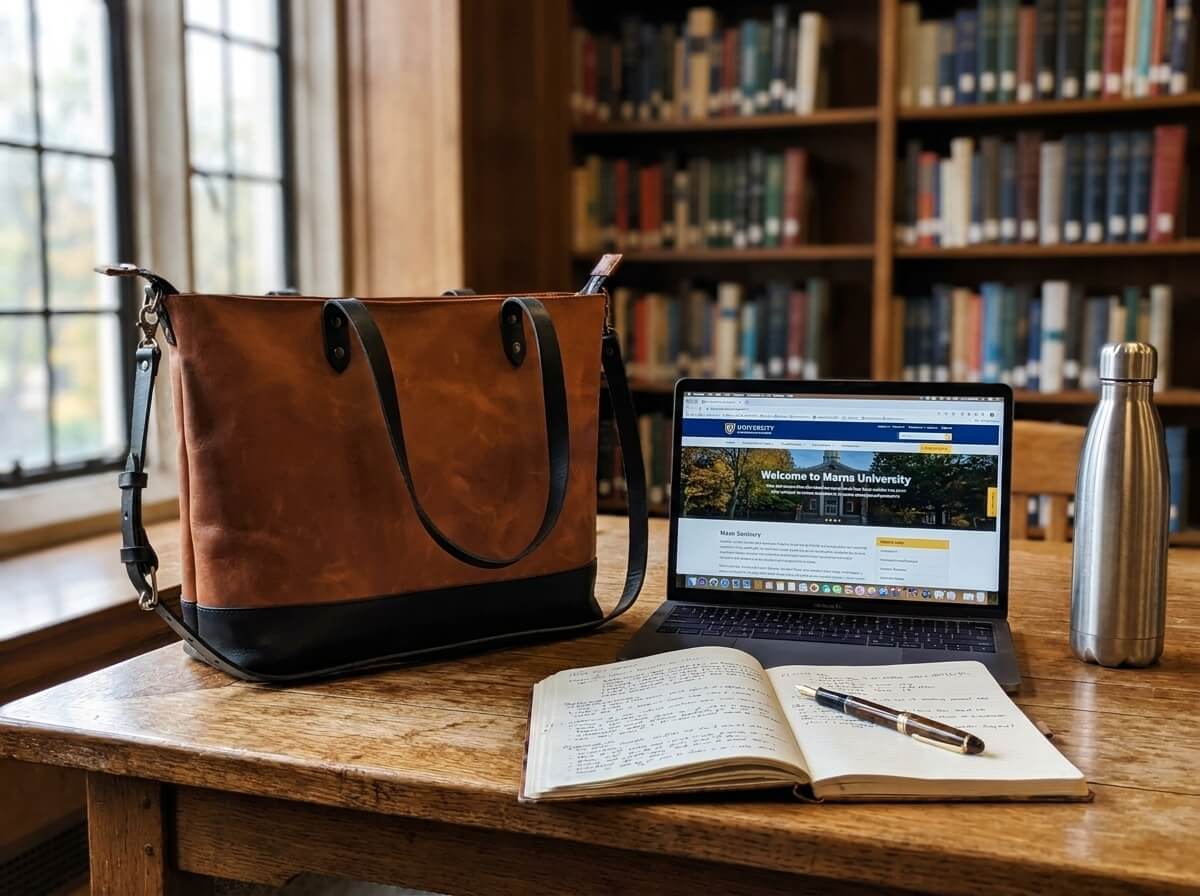 Tote Bag - Lecture Hall to Library: The Student's One-Bag System