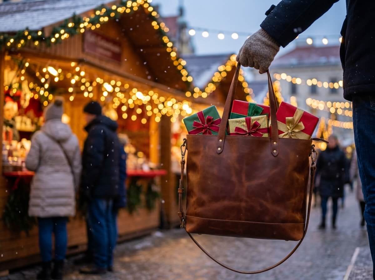 Tote Bag - Holiday Haul: Gift Shopping Without the Plastic Bags
