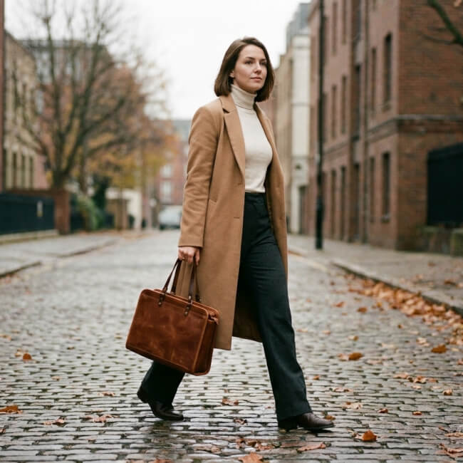 Urban Minimalism — The Women's Leather Tote That Earns Its Silence