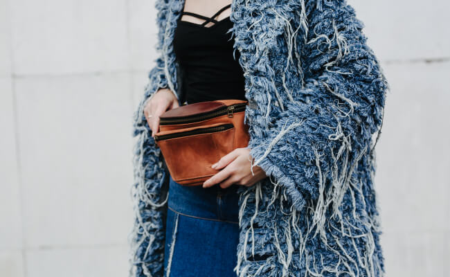 Leather Fanny Pack from Kruk Garage