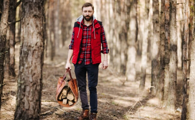 Log Bag from Kruk Garage